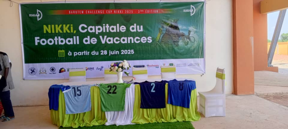 TROISIEME EDITION DU BARUTEM CHALLENGE CUP NIKKI 2025: Les équipes en lice reçoivent leurs maillots