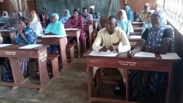 Les apprenants des centres d'alphabétisation de la commune de Nikki à l'heure du bilan.