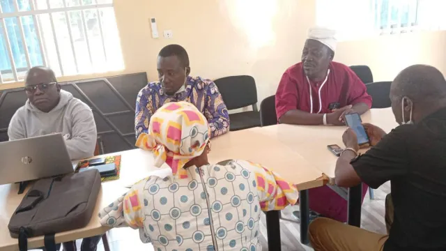 Les Responsables de la Zone Sanitaire de Tanguiéta-Matéri-Cobly à l'école des bonnes pratiques de gestion de la Zone Sanitaire de Nikki-Kalalé-Pèrèrè.